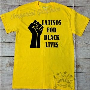 Latinos for black lives custom shirts